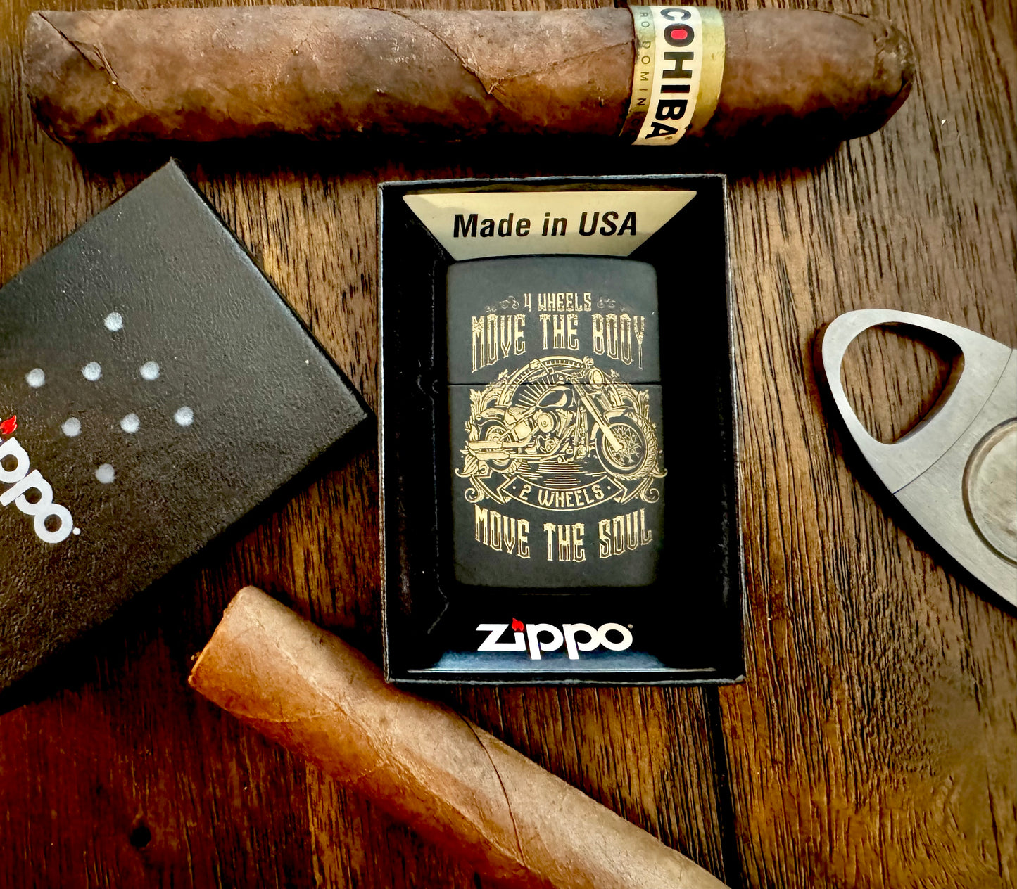 Custom engraved Zippo Lighter