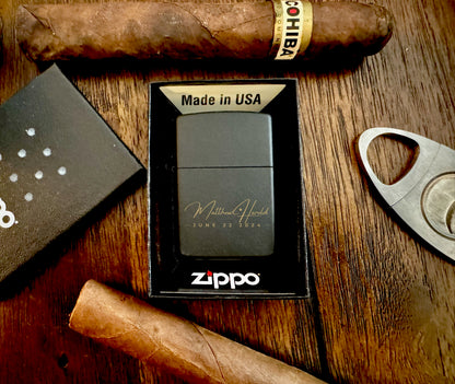 Custom engraved Zippo Lighter